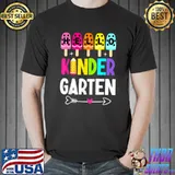 Hello Kindergarten Squad My First Day Of Kindergarten Ice Cream T-Shirt