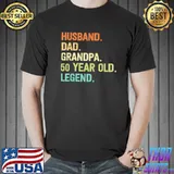 Husband dad grandpa 50 year old 50th birthday fathers day classic shirt
