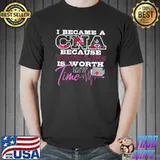 I Became A Cna Because Your Life Is Worth My Time Nurse Flowers T-Shirt