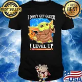 I Don't Get Older I Level Up Yoda Star Wars Shirt