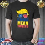 I Miss Mean Tweets Trump Blonde Hair & Sunglasses Classic T-Shirt