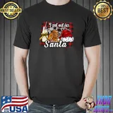 I put out for santa hat milk merry christmas T-Shirt