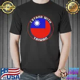 I stand with taiwan flag shirt
