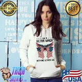 I'm a ultra maga nothing scares me eagle america flag s Hoodie