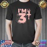 I'm Ballerina 3rd Birthday Girls Ballet Birthday Age T-Shirt