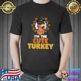 I'm The Cute Turkey Halloween Thanksgiving T-Shirt