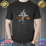 I'm The Village Witch Halloween Matching Costume T-Shirt