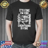 It's fine i'm fine everything is fine goat T-Shirt