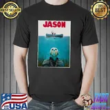 Jason voorhees friday the 13th jaws style trending shirt
