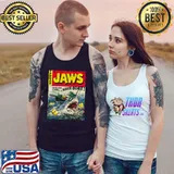 Jaws comic book cover trending classic s Tank Top