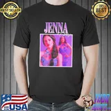 Jenna ortega wednesday addams actress retro graphic shirt