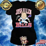 Josh allen Buffalo Bills signature s Ladies tee