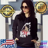 Killer nun halloween horror design classic s Hoodie