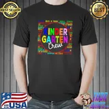 Kindergarten 2 Crew Back To School Colors T-Shirt