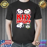 Kiss band Snoopy shirt