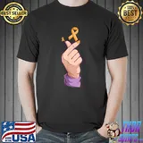 Korean K Pop Childhood Cancer Awareness T-Shirt