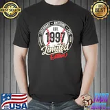 Legendary Awesome Epic Vintage Est 1997 Limited Edition 25th Baseball Birthday T-Shirt