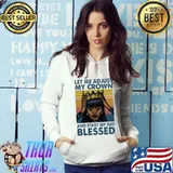 Let me adjust my crown start my day blessed vintage s Hoodie