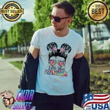 Little miss preschool messy bun sunglasses tie dye classic shirt