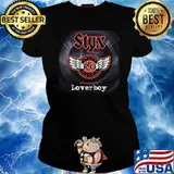 loverboy styx reo tour 2022 masmay Essential T-Shirt Ladies tee