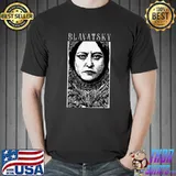 Madame Helena P Blavatsky Esoteric Block Print T-Shirt