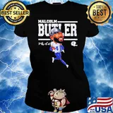 Malcolm Butler New England Patriots Cartoon signature s Ladies tee