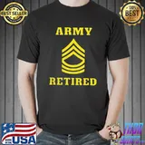 Master sergeant army retired classic shirt