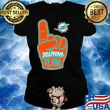 Miami Dolphins Infant Hand Off 2022 Shirt Ladies tee