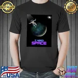 Moon I need Space Classic T-Shirt