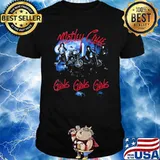 Motley Crue Girls Girls Girls Tracklist Shirt