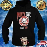 Motley Crue Tour 1987 Skull Vintage Shirt Hoodie
