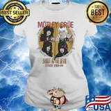 Motley Crue World Tour 1983 84 Shout At the Devil Shirt Ladies tee