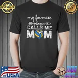 My Favorite Player Calls Me Mom Volleyball Heart T-Shirt