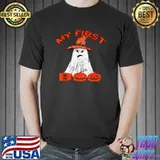 My First Boo Halloween Pumpkin Ghost Spooky Season T-Shirt