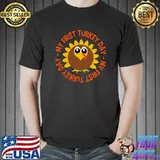 My First Turkey Day Thanksgiving Autumn Fall T-Shirt