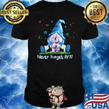 Never Forget 9 11 Gnome America Flag Shirt