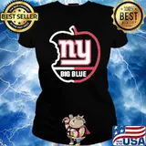 New York NY giants big blue apple s Ladies tee
