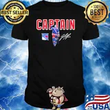 New York rangers breakingt exclusive rangers trouba captain signature shirt