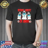 Night Shift Is Here Ghost Nurse Wear Mask Covid Halloween Costume T-Shirt
