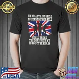 No Bullets No Shell No Demons From Hell Army Soldier Veteran Union Jack Flag UK British Armed Forces T-Shirt