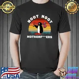 Noot Noot Pingu Motherfers Vintage Sunset T-Shirt