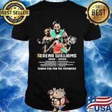 Official Serena Williams 1995 2022 thank you for the memories signature shirt