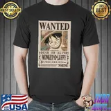 One Piece Wanted Luffy Shirt