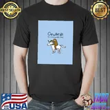 Onwards At A Reasonable Speed Sloth Riding Unicorn T-Shirt