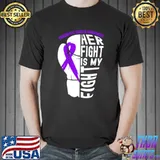 Pancreatic Cancer Awareness Her Fight is my Fight Support Squad T-Shirt