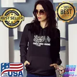Peace Love Racing High Hand Heart Leopard Race Flag T-Shirt Hoodie
