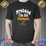 Pretend I'm a elephant costume halloween party shirt