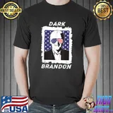 Pro Biden Dark Brandon Sunglasses Usa Flag T-Shirt