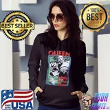 Queen news of the world retro distressed design 100 classic s Hoodie