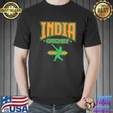 Retro India cricket sport shirt